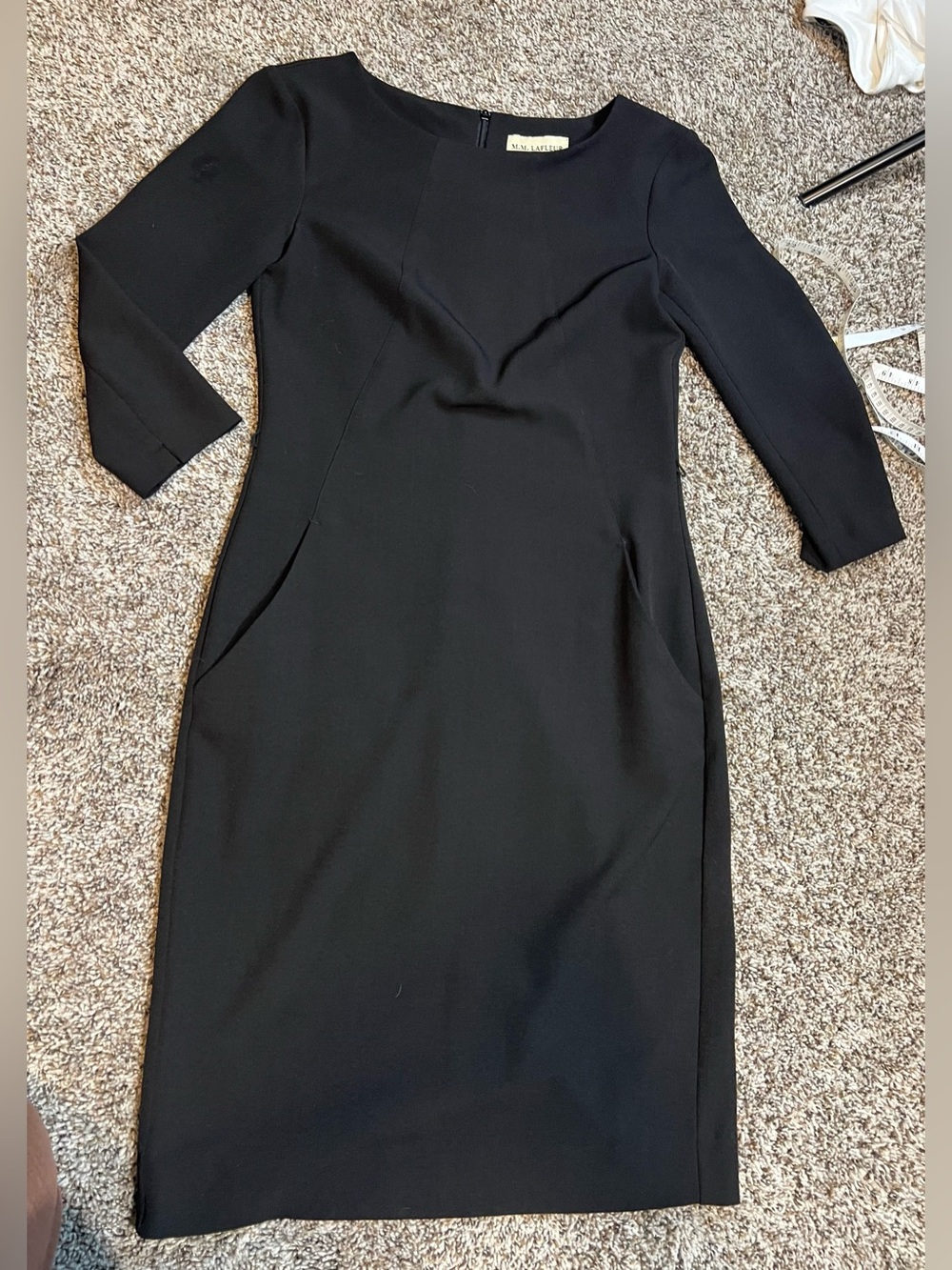 M.M. LAFLEUR Classic Black Dress